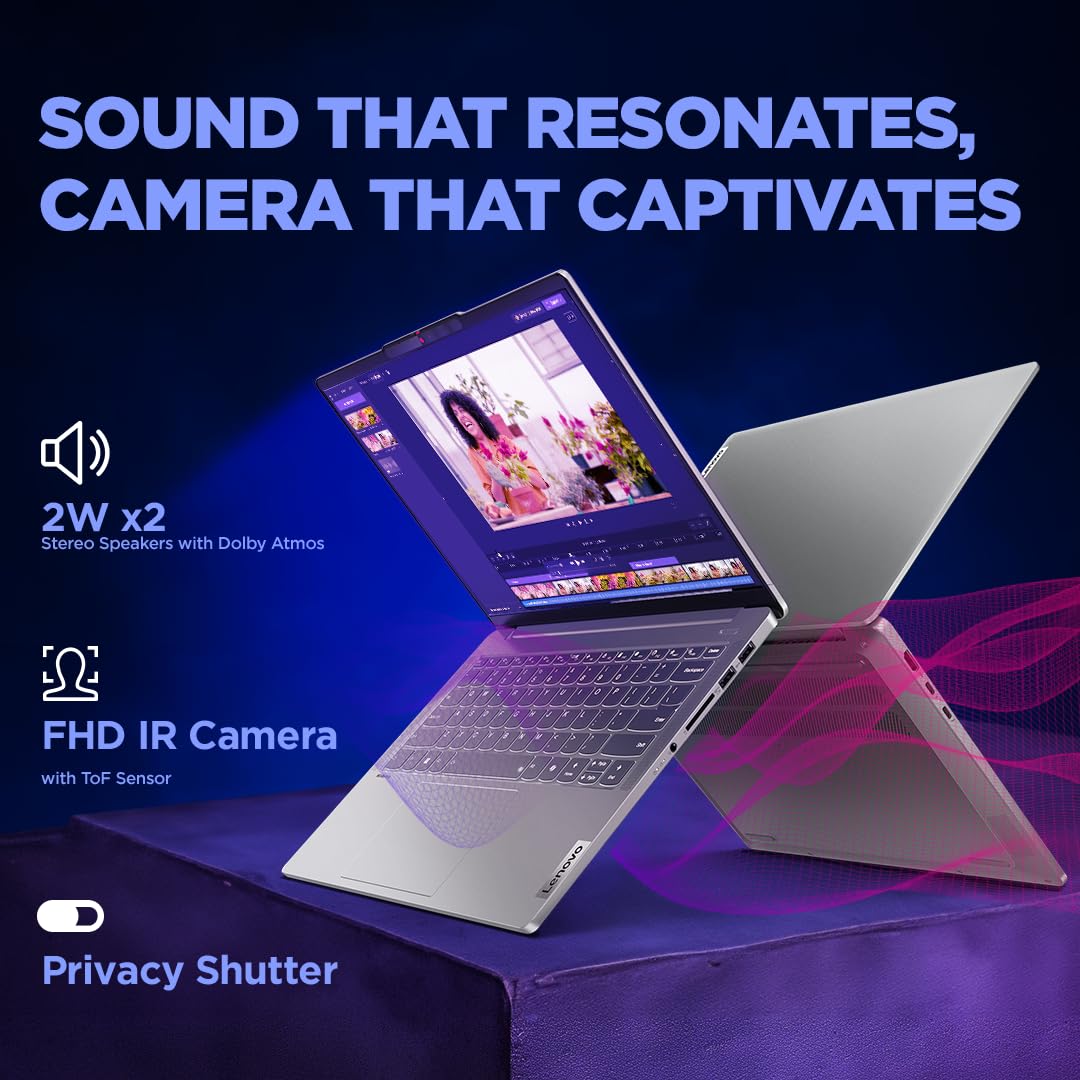 Lenovo IdeaPad Pro 5, Intel Core Ultra 9 185H, 32GB RAM, 1TB SSD, 2.8K-OLED 400Nits 120Hz, 14 - Image 5