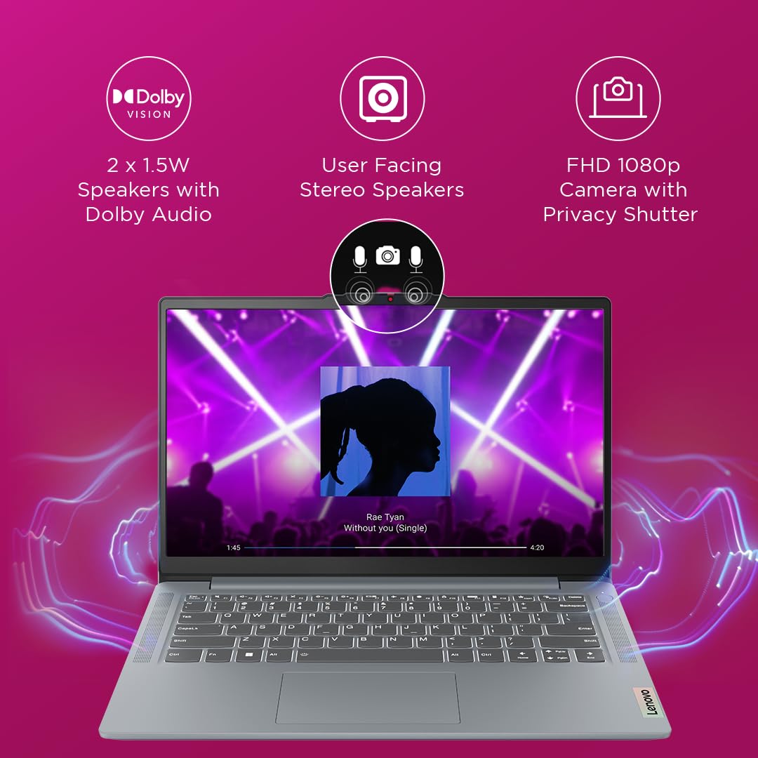 Lenovo IdeaPad Slim 3, Intel Core i5-12450H, 12th Gen, 16GB RAM, 512GB SSD, FHD, 14 - Image 4