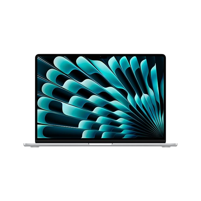Apple 2024 MacBook Air 15″ Laptop with M3 chip: 38.91 cm (15.3″) Liquid Retina Display, 16GB Unified Memory, 512GB SSD Storage, Backlit Keyboard, 1080p FaceTime HD Camera, Touch ID- Silver