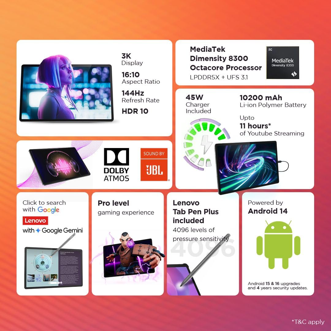 Lenovo Idea Tab Pro 12.7″ Pen Plus 8-256 GB 144Hz Display - Image 2