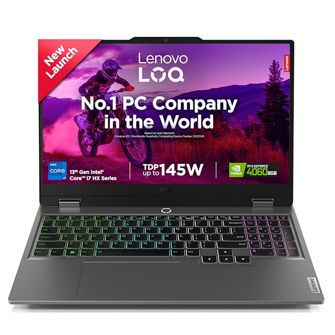 Lenovo LOQ 2024 13th Gen Core i7-13650HX | NVIDIA RTX 4060 8GB (24GB RAM/512GB SSD/15.6