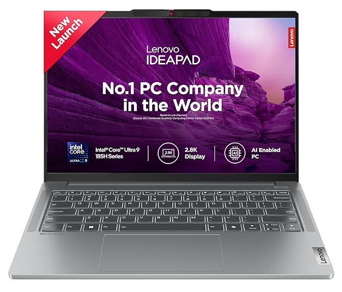 Lenovo IdeaPad Pro 5, Intel Core Ultra 9 185H, 32GB RAM, 1TB SSD, 2.8K-OLED 400Nits 120Hz, 14