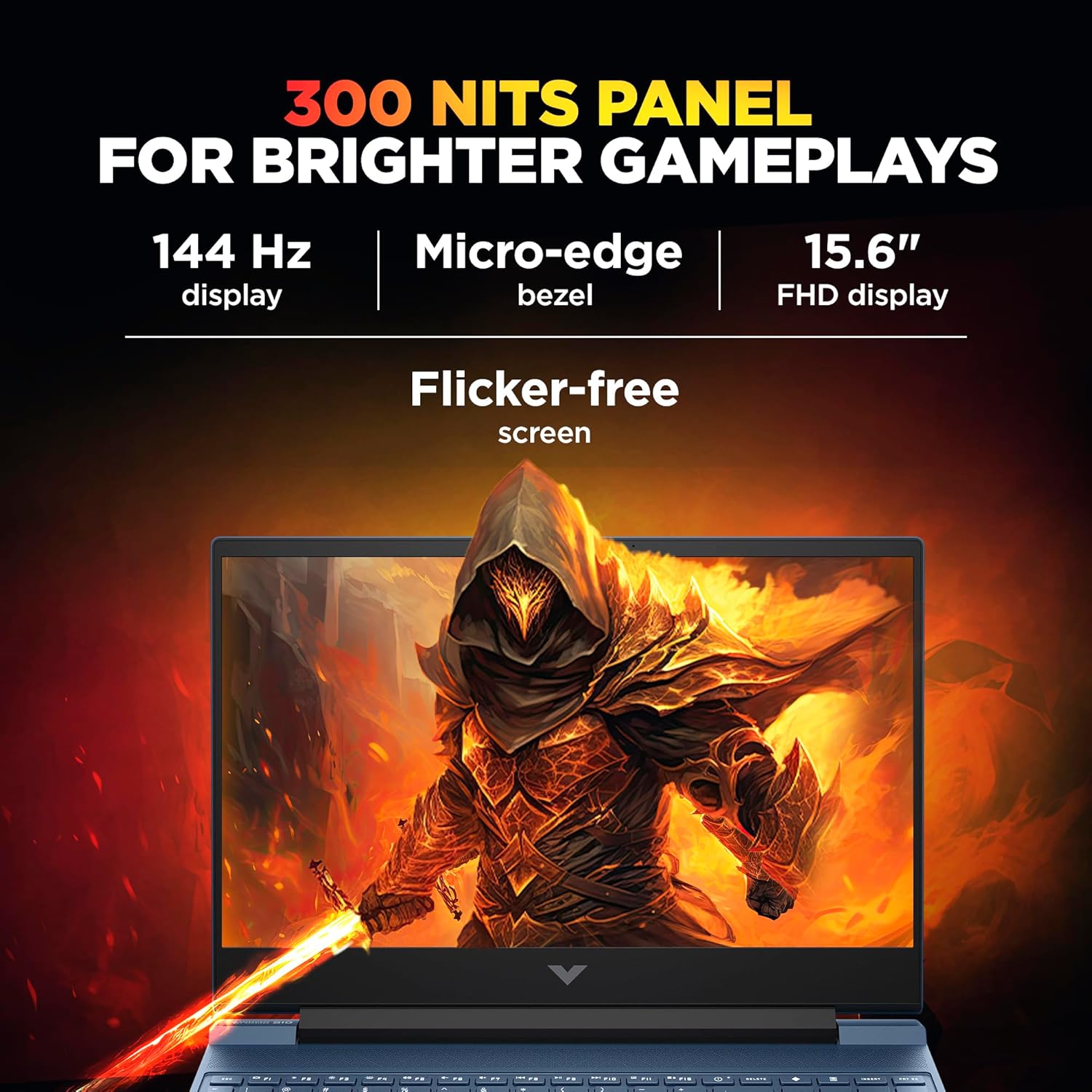 HP Victus, AMD Ryzen 9-8945HS, 8GB RTX 4060, 16GB RAM (Upgradeable) 1TB SSD, 144Hz, 300nits, IPS, FHD, 15.6 - Image 5