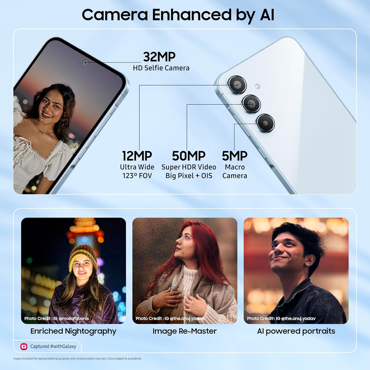 Samsung Galaxy A55 12/256GB Awesome Iceblue 50MP OIS - Image 6