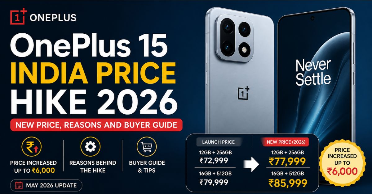 OnePlus 15 India Price Hike 2026