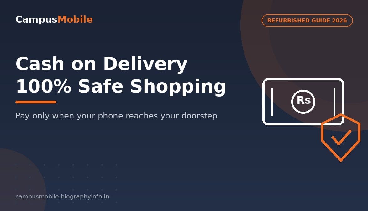 Cash on Delivery safe phone shopping India 2026 - pay only at your doorstep