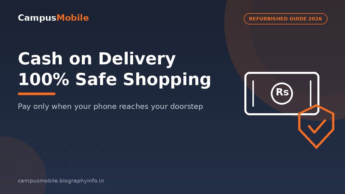 Cash on Delivery safe phone shopping India 2026 - pay only at your doorstep