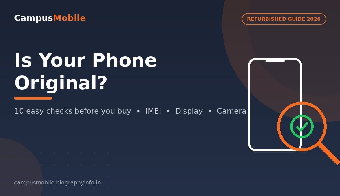 How to check if a phone is original before buying - IMEI, display and camera tests