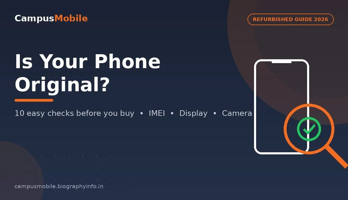 How to check if a phone is original before buying - IMEI, display and camera tests